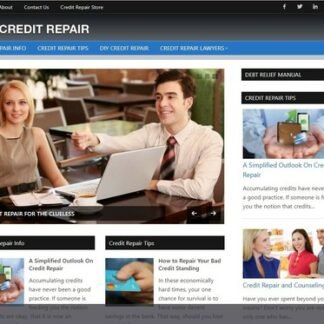 Profitable Credit Repair Turnkey Website Business for Sale. Fully Monetized, SEO