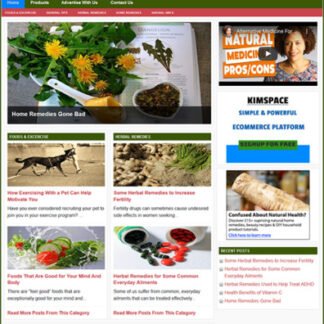 ALTERNATIVE HEALTH REMEDIES Tips Website Business For Sale - Work From Home