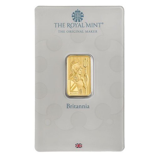1 gram Gold Bar - The Royal Mint Britannia